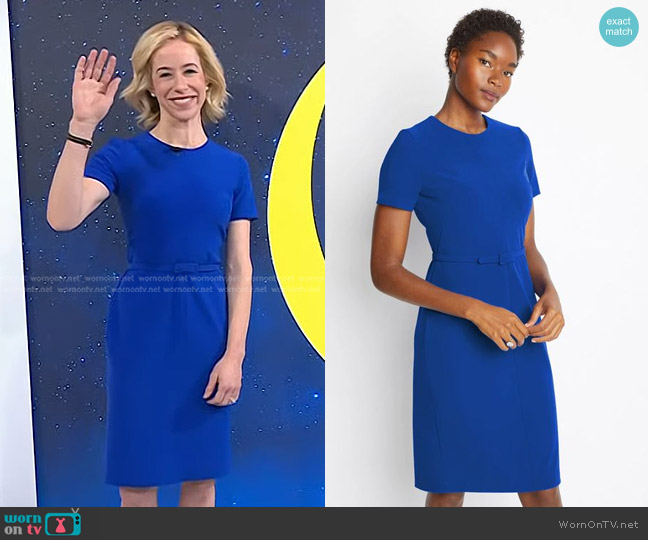 Of Mercer Dupoint Dress worn by Dr. Rebecca Robbins on Today