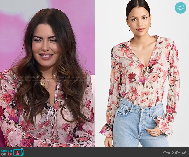 Paige Marsha Shirt worn by Bobbie Thomas on Today