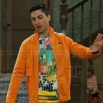 Parker’s graphic print tee on Bunkd