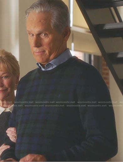 Phillip’s plaid sweater on 9-1-1