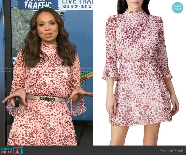 Rachel Zoe Floral Calvin Dress worn by Adelle Caballero on Today