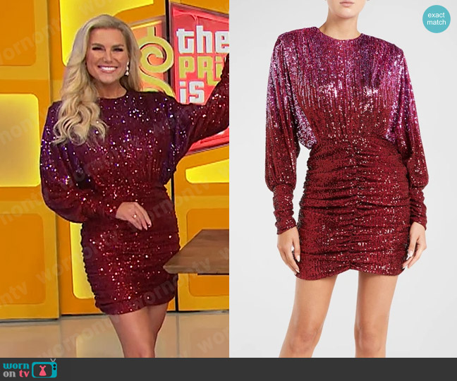 Rebecca Vallance Nikiti Dress worn by Rachel Reynolds on The Price is Right