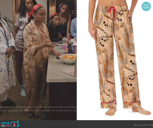 Room Service Pjs Pajama Pants worn by (Iyana Halley) on All American Homecoming
