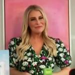 Sadie Murray’s floral ruched dress on Extra
