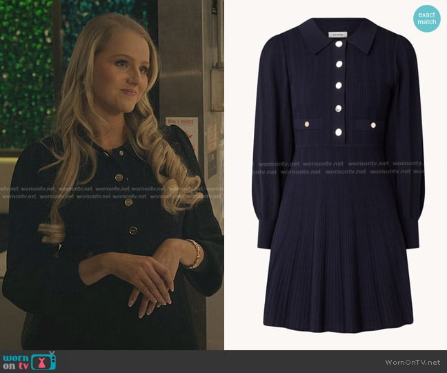 Sandro Lison Short Knit Dress