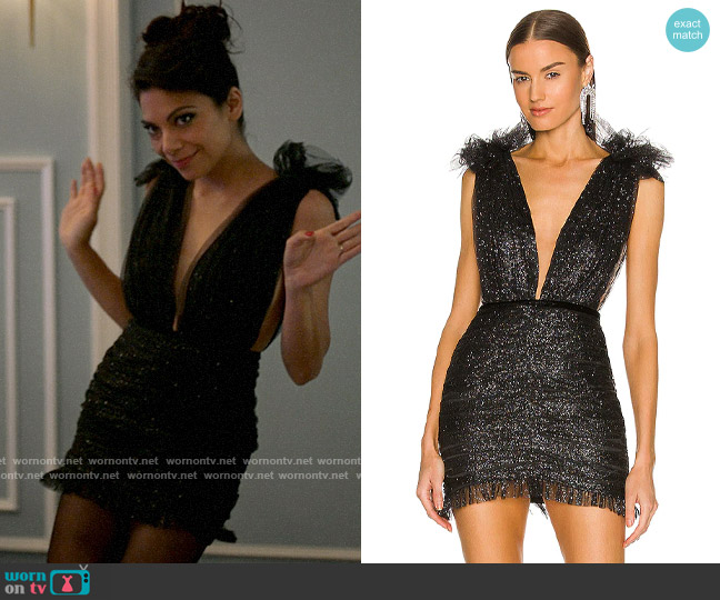 Sau Lee Harlie Mini Dress worn by Helen Tasker (Ginger Gonzaga) on True Lies