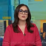 Savannah’s pink smocked waist dress on NBC News Daily