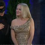 Sharon’s gold sequin dress at the gala on The Young and the Restless