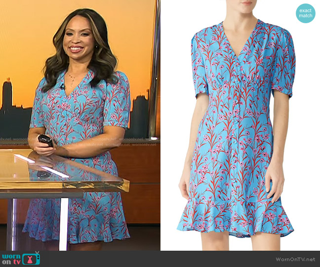 Shoshanna Spiaggia Dress worn by Adelle Caballero on Today