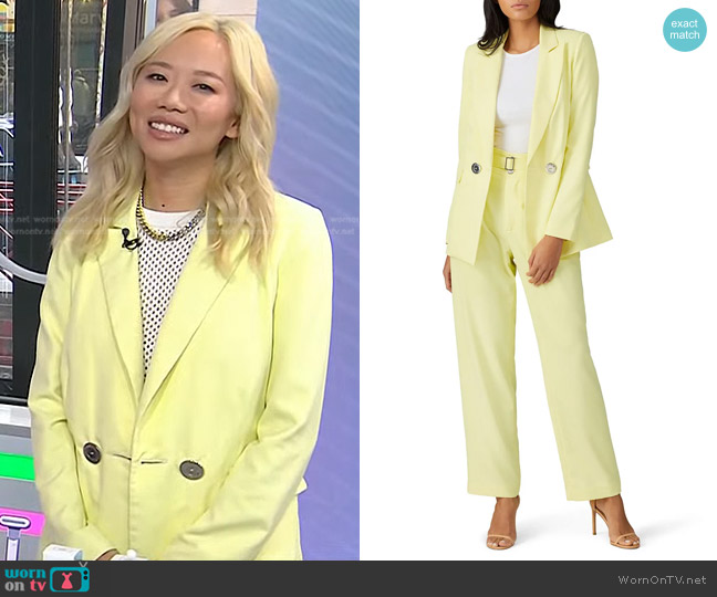 Simon Miller Barr Blazer worn by Faith Xue on Today