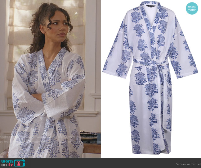 Susannah Hardie Cotton Robe worn by Layla Keating (Greta Onieogou) on All American