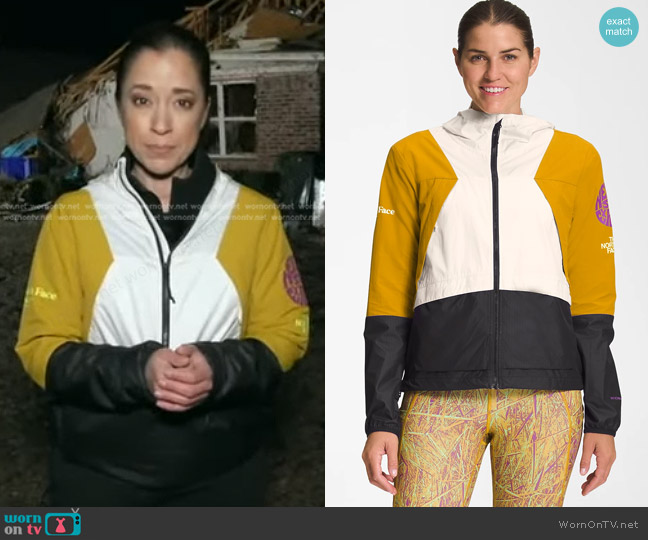 The North Face Trailwear Wind Whistle Jacket worn by Mireya Villarreal on Good Morning America