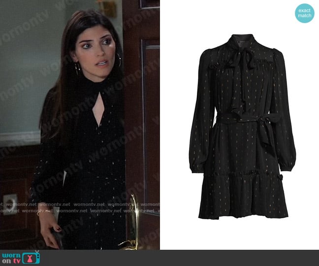 Toccin Dorothy Dress worn by Brook Lynn Quartermaine (Amanda Setton) on General Hospital