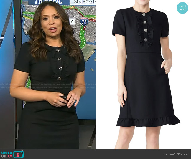 Tory Burch Ruffle Dress worn by Adelle Caballero on Today