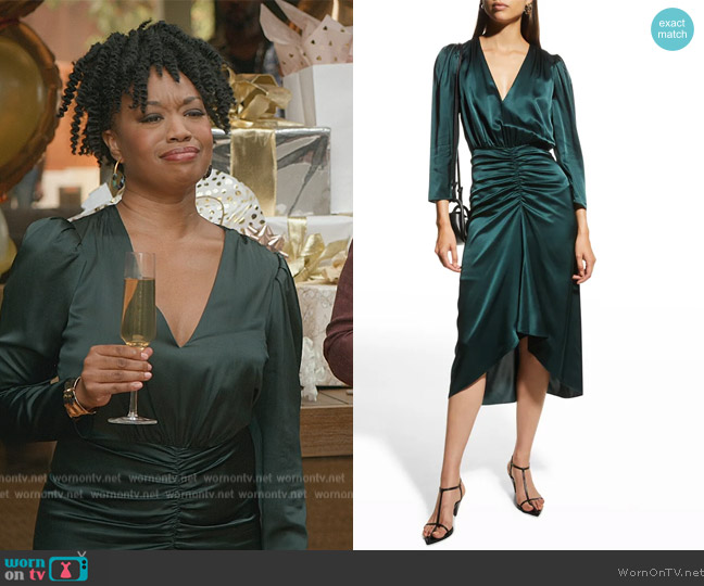 Veronica Beard Beck Cocktail Dress worn by (Maya Lynne Robinson) on Grand Crew
