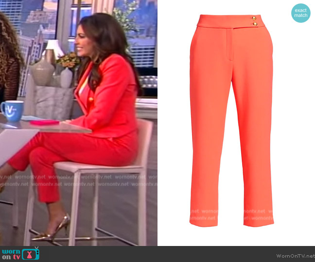 Veronica Beard Kanto Pants worn by Alyssa Farah Griffin on The View