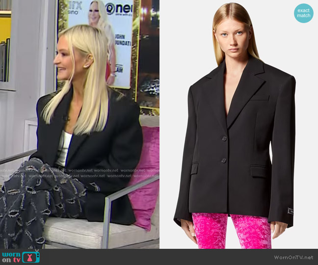 Versace Single-Breasted Blazer worn by Zanna Roberts Rassi on Today