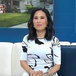 Vicky’s white floral dress on Today