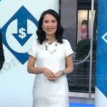 Vicky’s white shift dress on Today