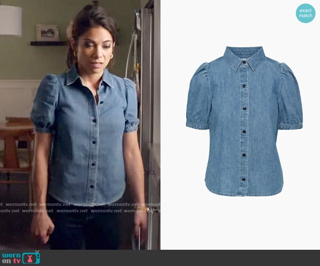 Wilfred Free Auteur Shirt worn by Helen Tasker (Ginger Gonzaga) on True Lies