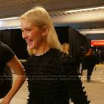 Zanna Roberts Rassi’s black spike textured top on Today