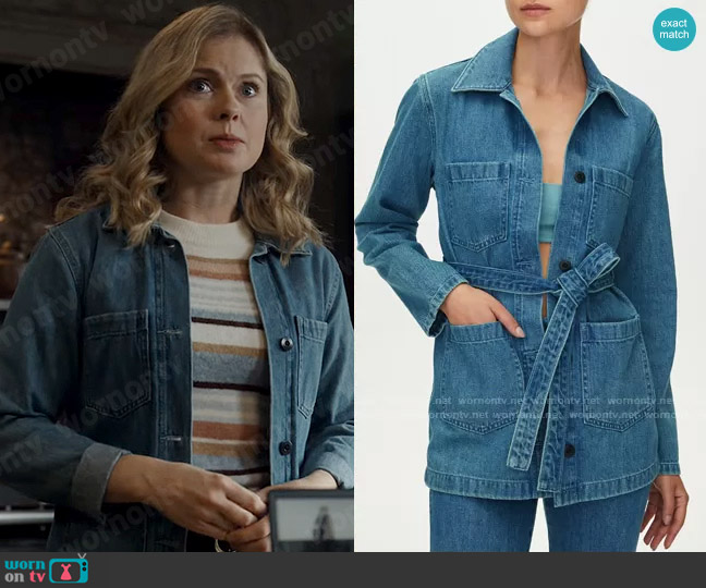 Wilfred Free Port Jacket worn by Sam (Rose McIver) on Ghosts