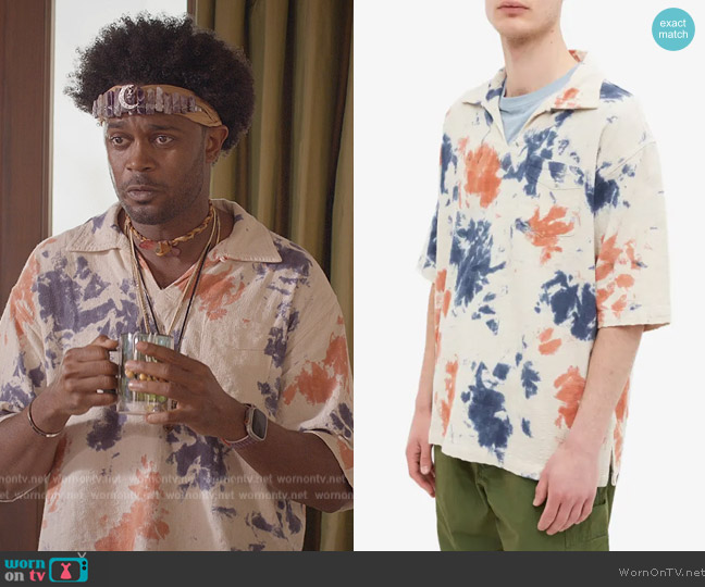 General Admission Skipper Collar Shirt worn by Noah Koles (Echo Kellum) on Grand Crew