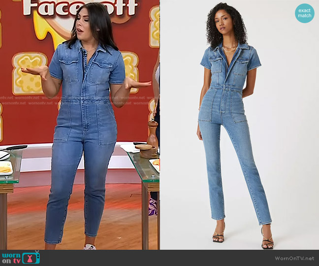 Good American Fit For Success Jumpsuit worn by Katie Stilo on Today