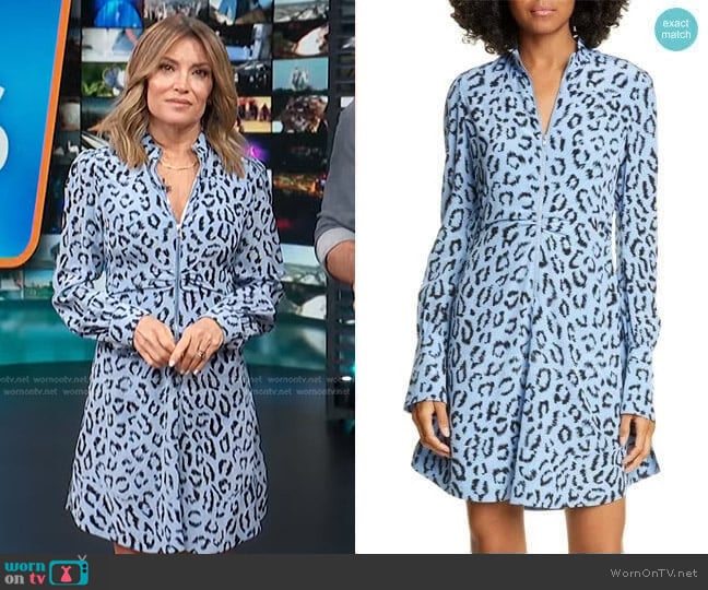 A.L.C. Marcella Dress worn by Kit Hoover on Access Hollywood