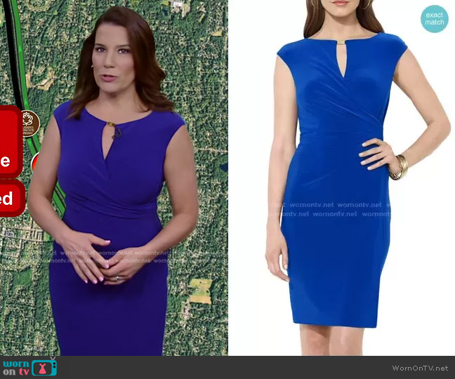 Ralph Lauren Elkana Dress worn by Heather O’Rourke on Good Morning America