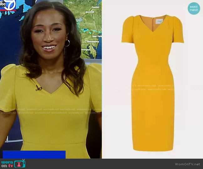 L.K. Bennett Rebecca Dress worn by Brittany Bell on Good Morning America