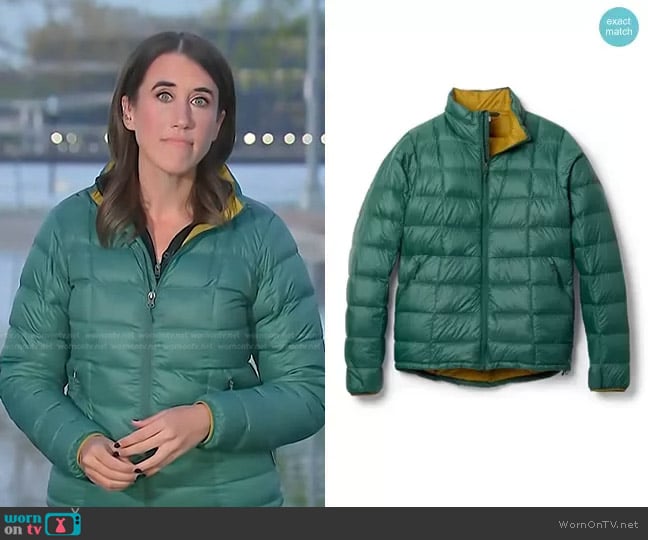 Rei Co-op 650 Down Jacket 2.0 worn by Maggie Vespa on Today