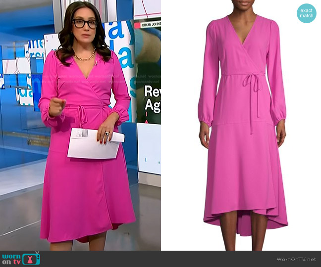 Scoop Blouson Sleeve High Low Maxi Dress worn by Savannah Sellers on NBC News Daily