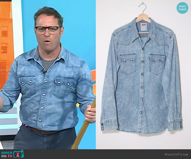 Vintage Levi's Western Slim Fit Denim Shirt