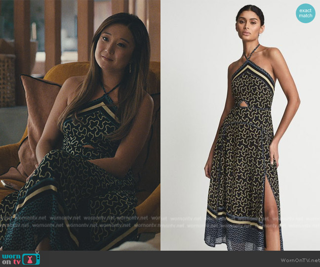 Reiss Alexandria Dress worn by Naomi (Ashley Park) on Beef