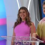 Allison Berger’s purple floral skirt on Today