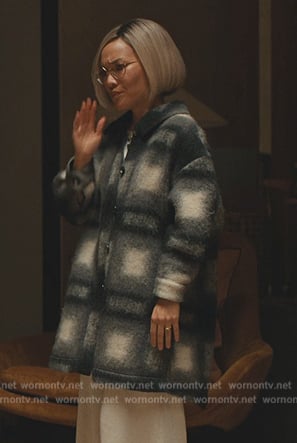 Amy’s plaid jacket on Beef