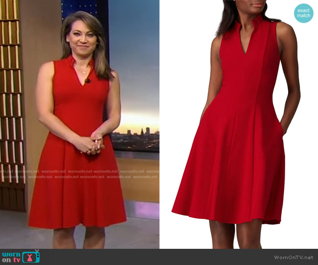 Black Halo Antoinette Dress worn by Ginger Zee on Good Morning America