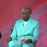 Chris Witherspoon’s mint green blazer and pants on Today