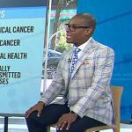 Dr. Cedrek McFadden ‘s grey plaid blazer on Today