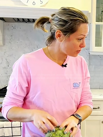 Dylan’s pink long sleeve tee on Today