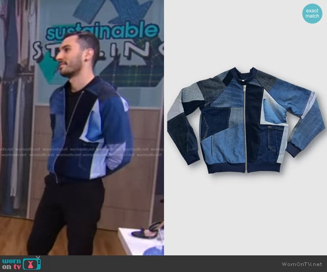 Zero Waste Daniel Earth Day 2023 The Perfect Bomber Jacket worn by Daniel M. Silverstein on Good Morning America