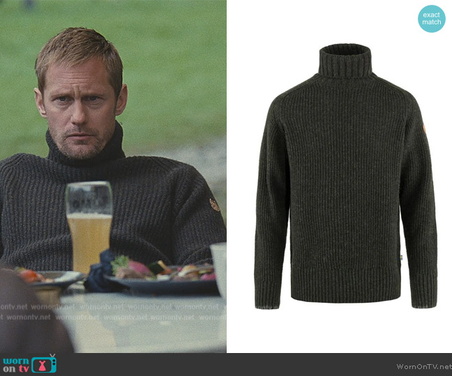 Fjallraven Övik Roller Neck Sweater worn by (Alexander Skarsgård) on Succession