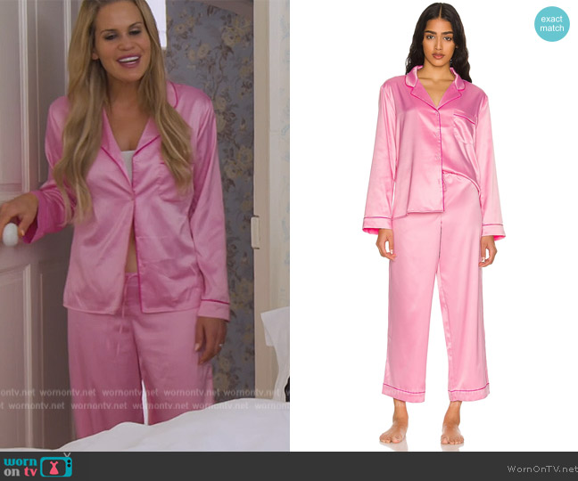 Generation Love Nikki Pajama Set worn by Jackie Goldschneider on The Real Housewives of New Jersey
