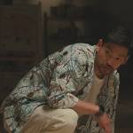 George’s floral print shirt on Beef