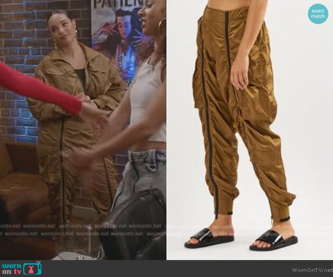Ivy Park Military Pants worn by Skye (Madison Shamoun) on All American
