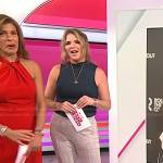 Jenna’s grey cropped pants on Today