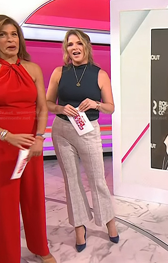 Jenna’s grey cropped pants on Today
