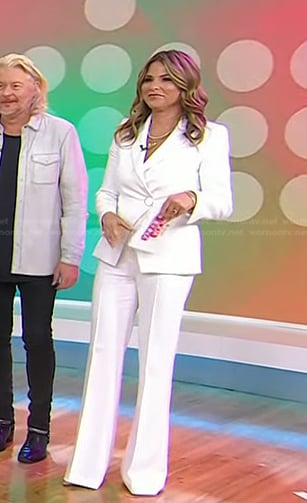 Jenna’s white pant suit on Today