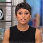 Jericka Duncan’s black sheath dress on CBS Mornings